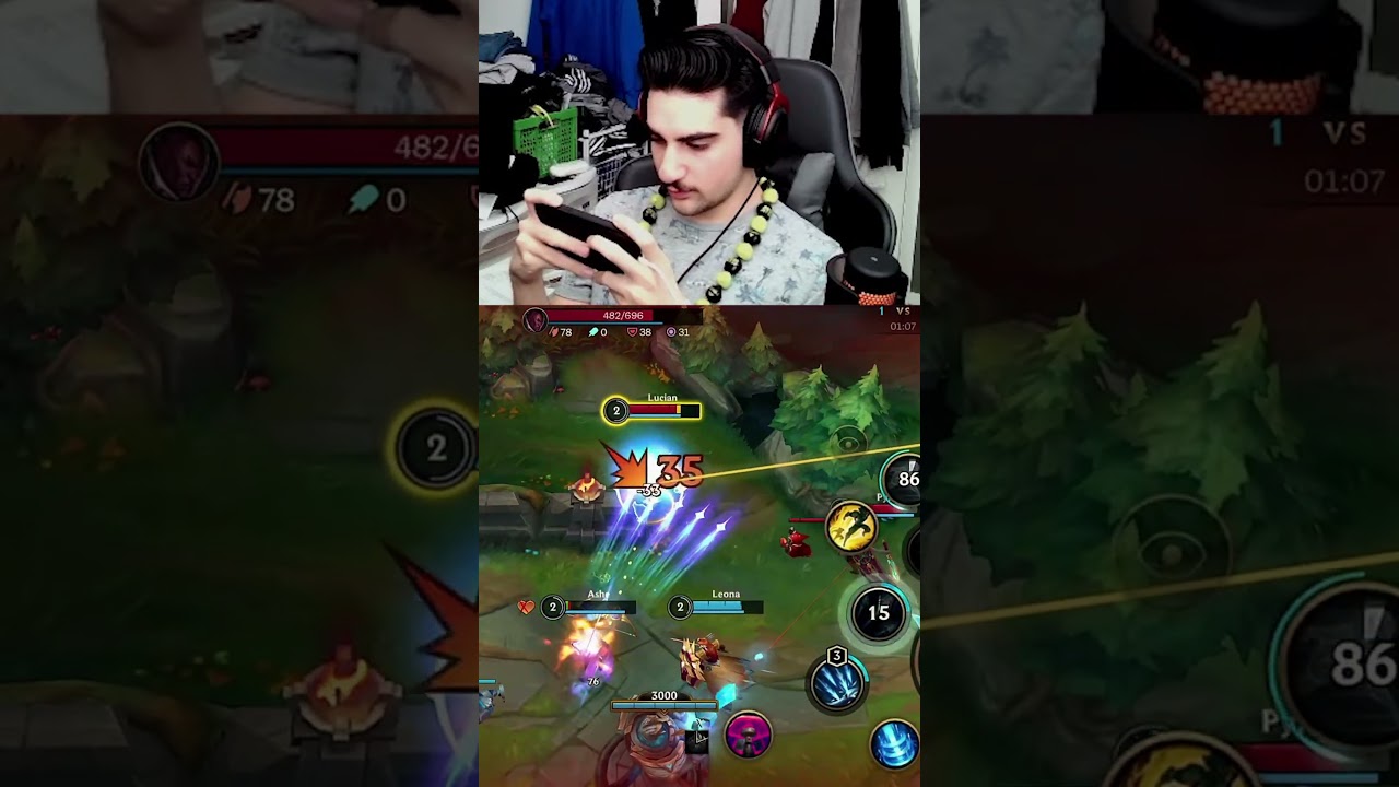 ONE HP AND A DREAM IN WILD RIFT #shorts