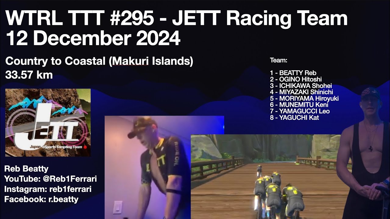 Zwift - WTRL TTT #295 (Country to Coastal) - JETT Racing Team - 12 December 2024