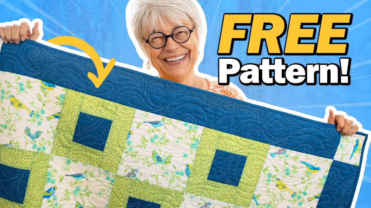FREE & EASY 3-Yard Quilt Pattern! 🟢 LIMITED TIME 🟢