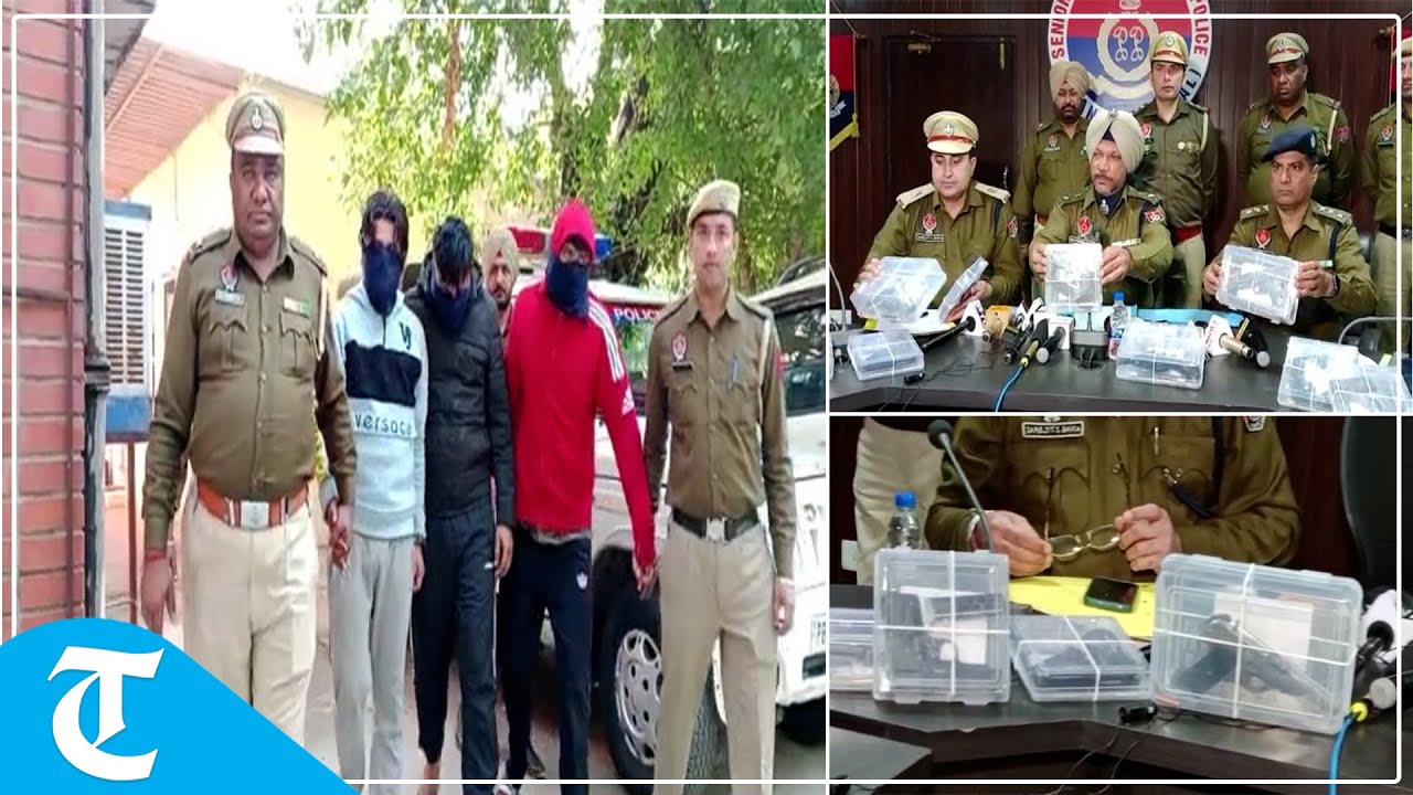 3 gangsters of Lakhbir Landa Harike gang arrested by Phillaur police in Jalandhar; arms recovered