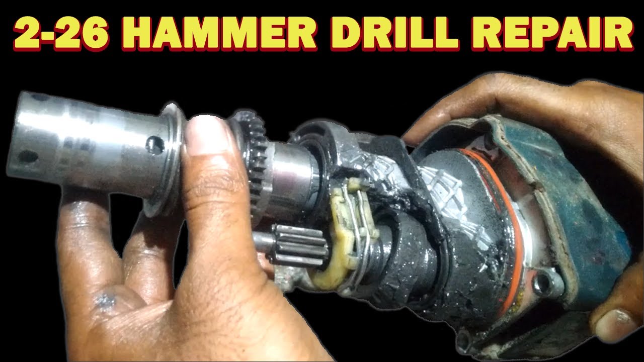 2-26 Rotary Hammer Drill Repair 👇👇 how to repair 26 mm Hammer 🔨 Drill #26mmdrill #26hammerdrill