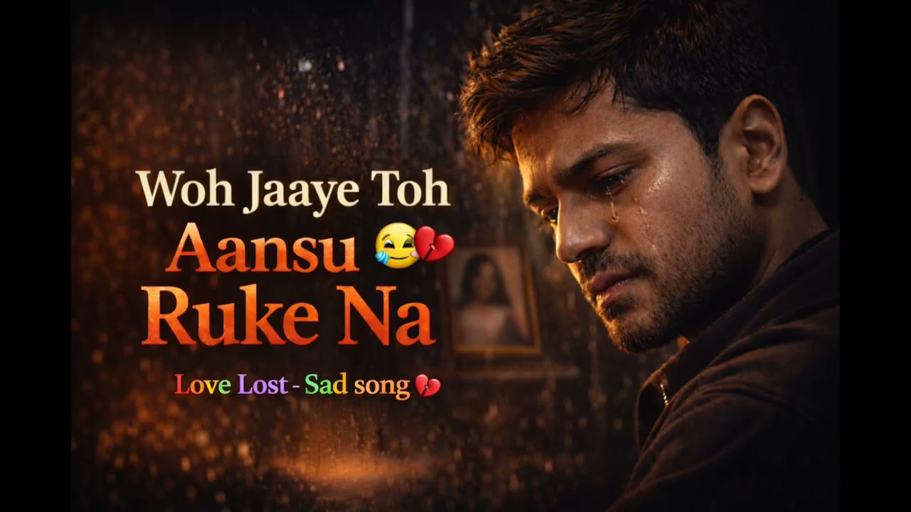 Woh Jaaye Toh Aansu Na Ruke💔| Love Lost - Sad Song | Modified Ai New ai Generated songs