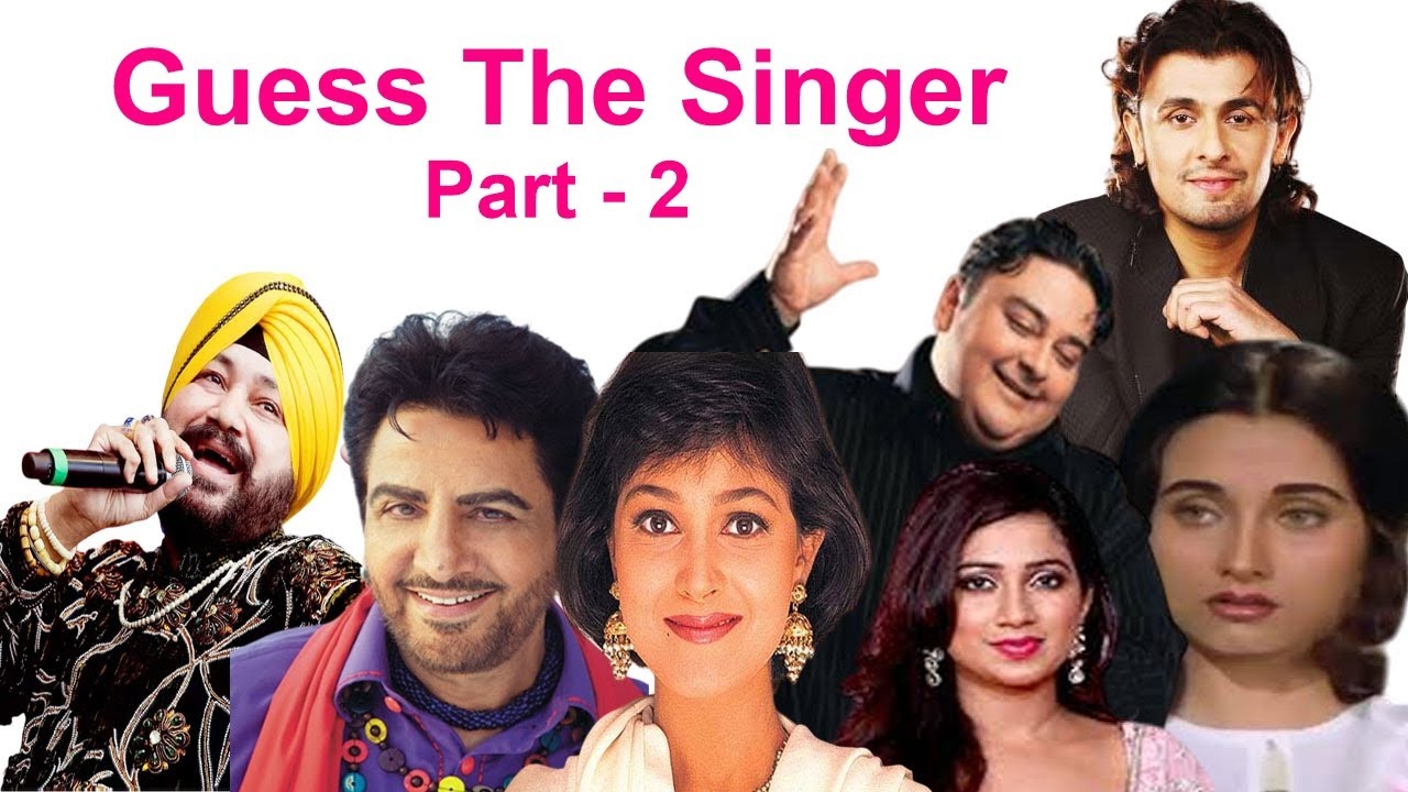 Singers India GK MCQ Quiz,Hindi Singers India,Guess the Singers,Part 2