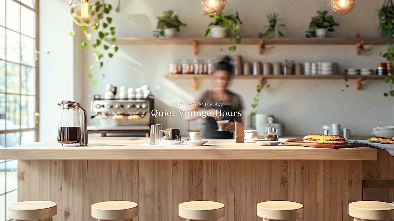 静かなカフェで味わう、ひとり時間のコーヒーと優しいジャズ｜Cozy Vintage Jazz Playlist｜Quiet Vintage Hours