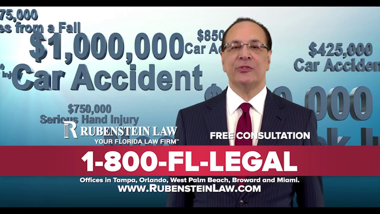 Rubenstein Law Free Consultation Tampa Bay | Injury Attorney | 1-800-FL-LEGAL