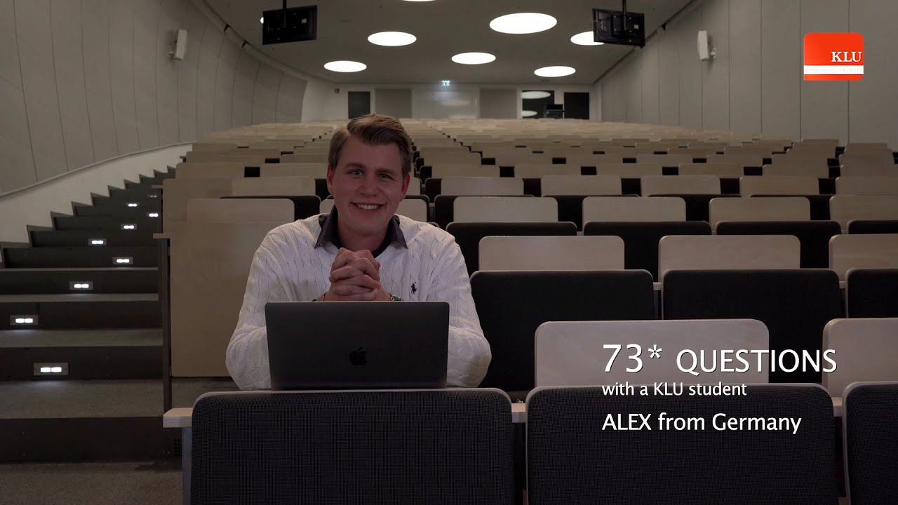73* questions with a KLU student | Alex from Germany