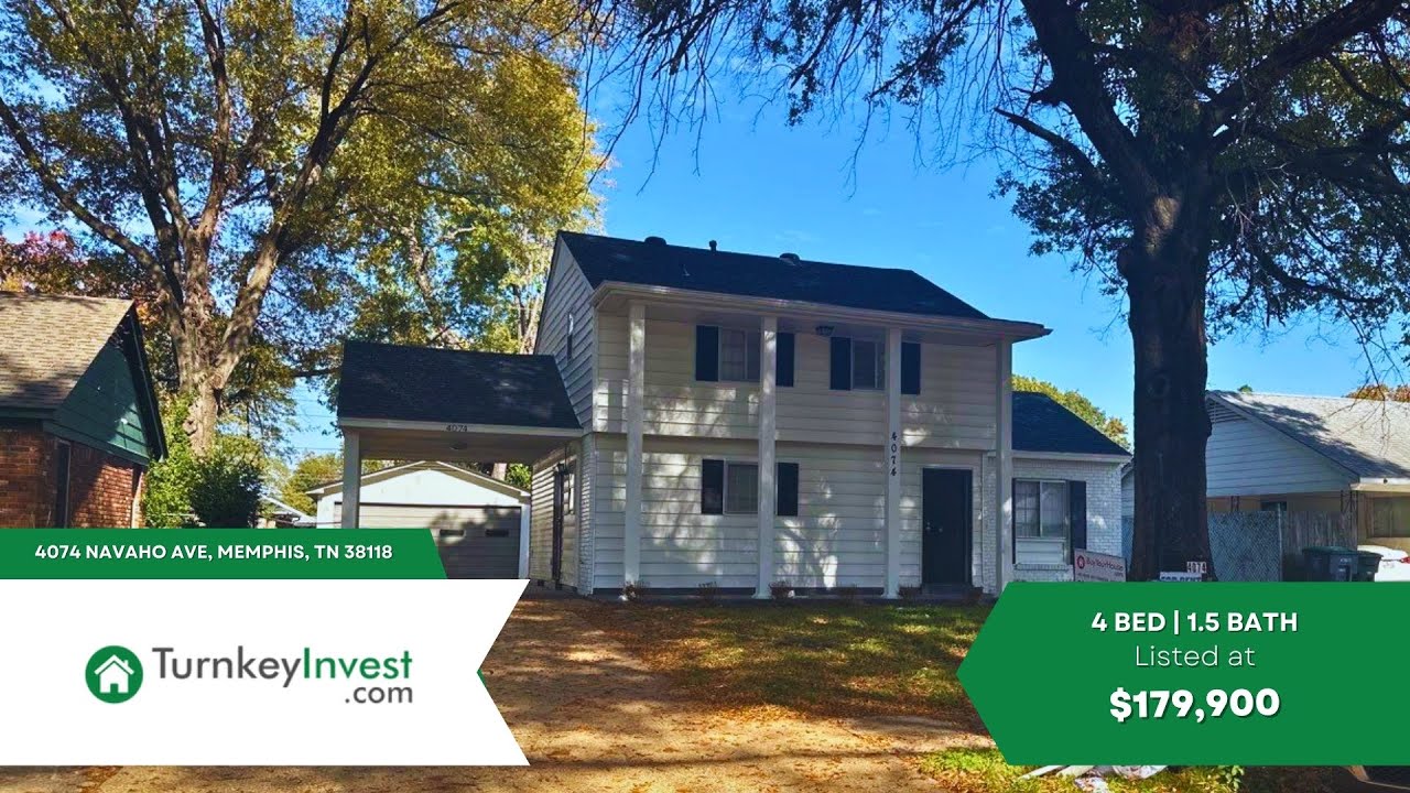 4074 Navaho Ave | Fully Updated 4BR Turnkey Rental | Move-In Ready Memphis Investment