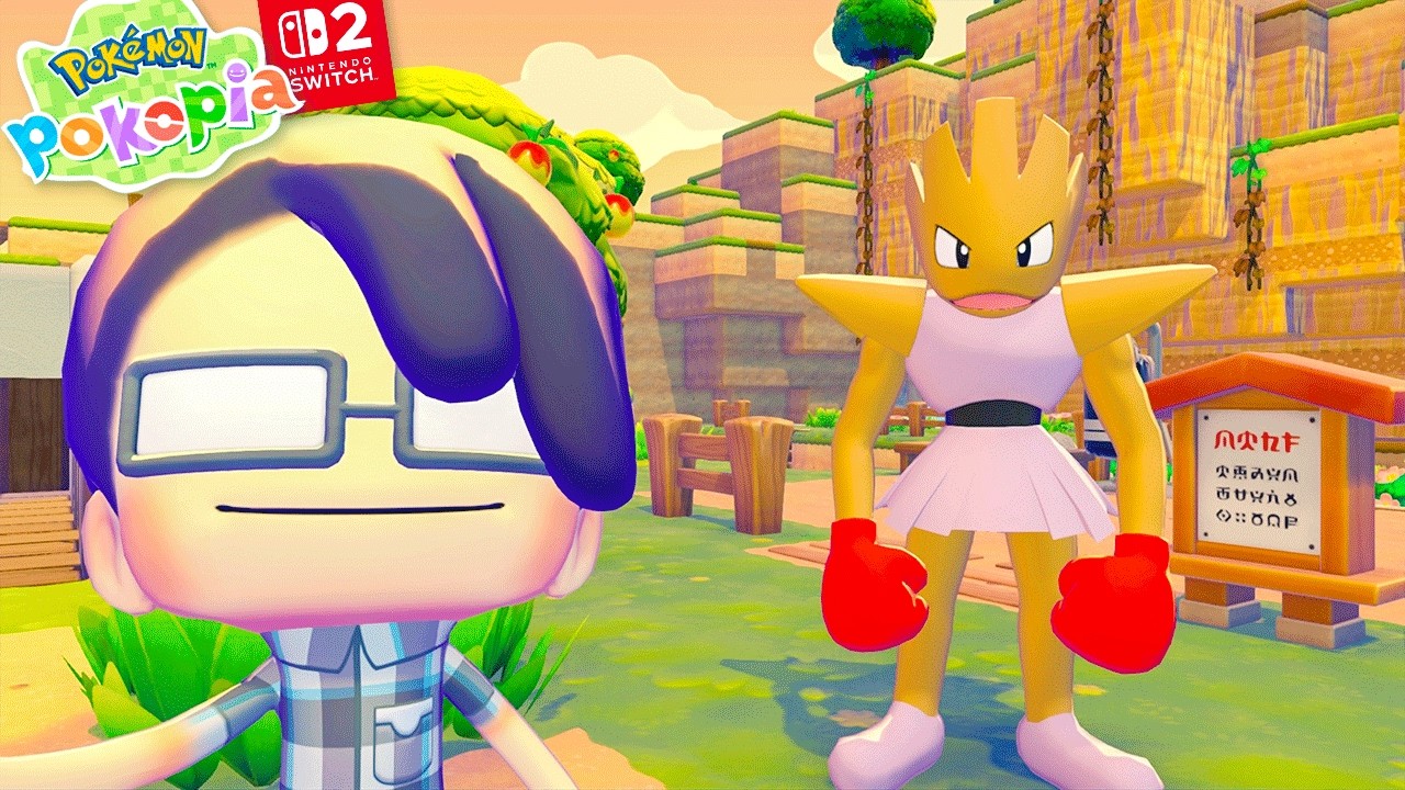 Me DESCULPA, HITMONCHAN - Pokemon Pokopia (Gameplay PT-BR Português)