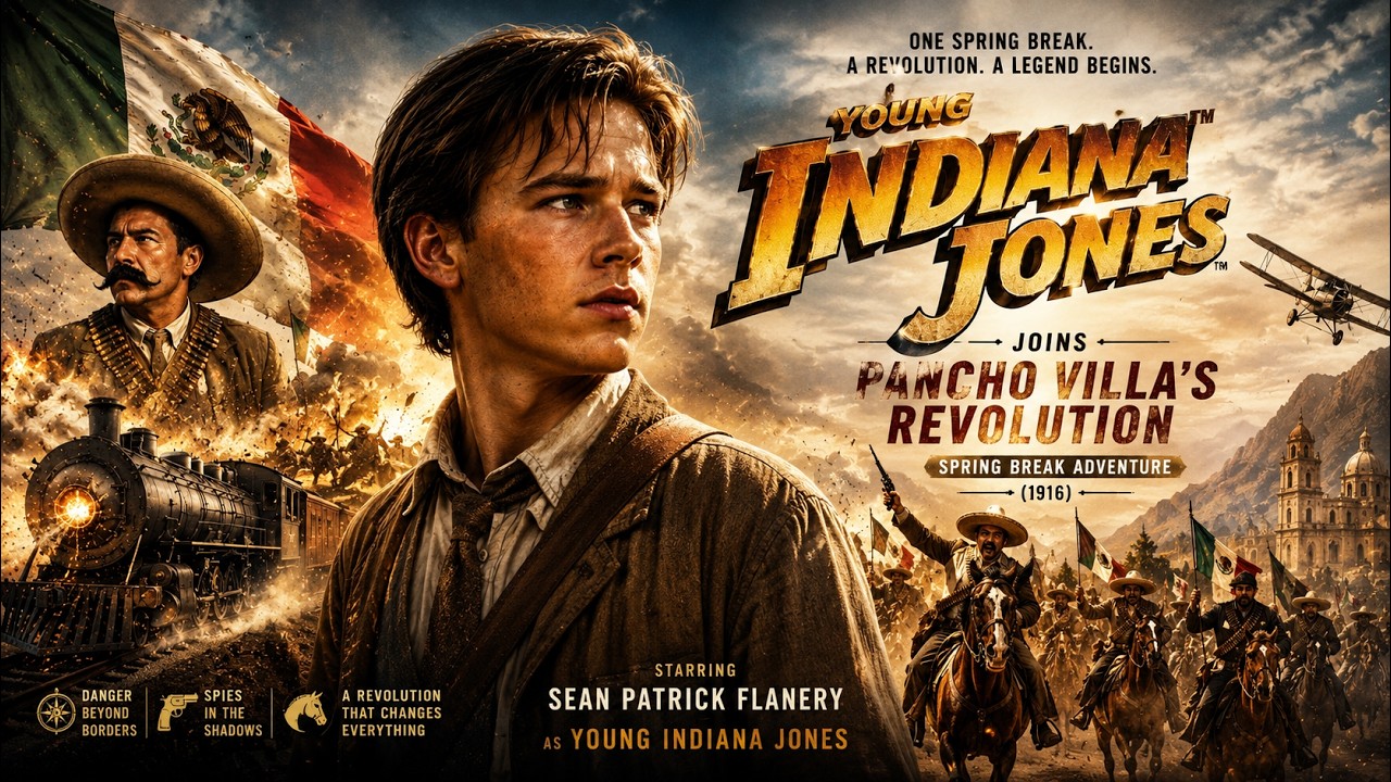 Young Indiana Jones Joins Pancho Villa's Revolution | Spring Break Adventure (1916)