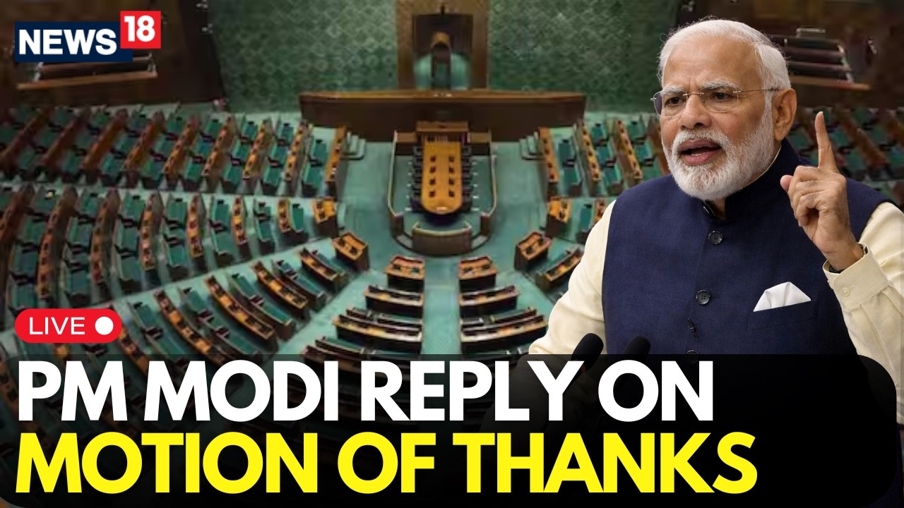 PM Modi Motion of Thanks Session | LIVE FROM RAJYA SABHA | Rahul Gandhi | Naravane Book | Politics