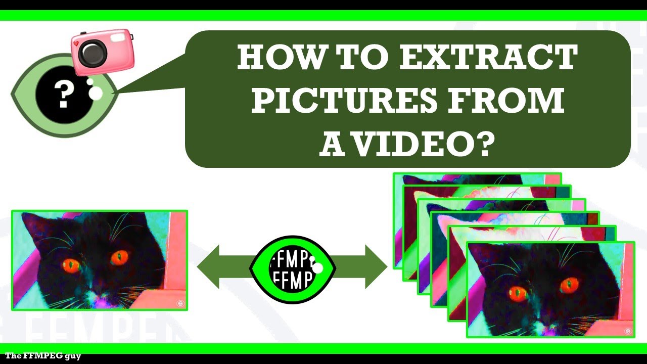 How to extract pictures from a video film | Photos dump #ffmpeg #TheFFMPEGGuy