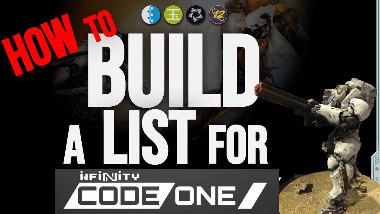 How to build an army list: Infinity the Game CodeOne