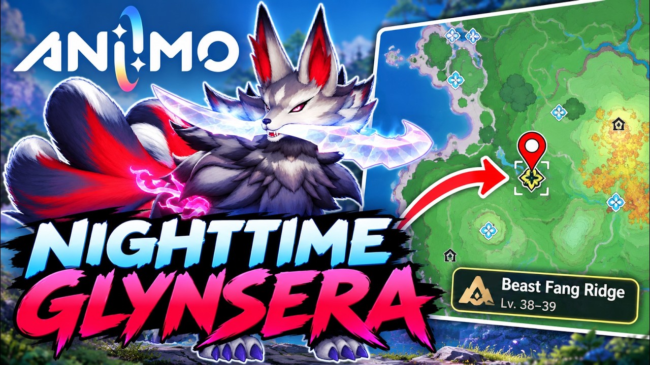 How to Find Nighttime Glynsera in Aniimo | Location Guide