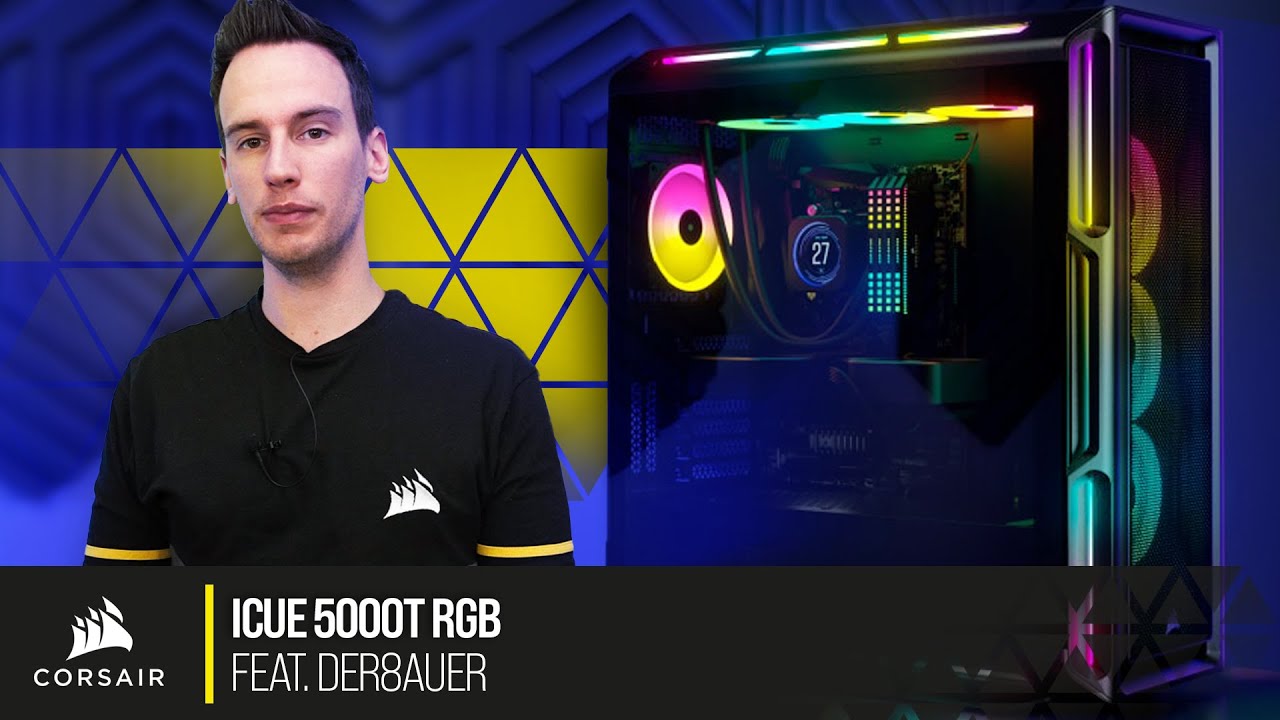 CORSAIR 5000T RGB ATX-Gehäuse im Detail feat. @der8auer 🧐🛠️