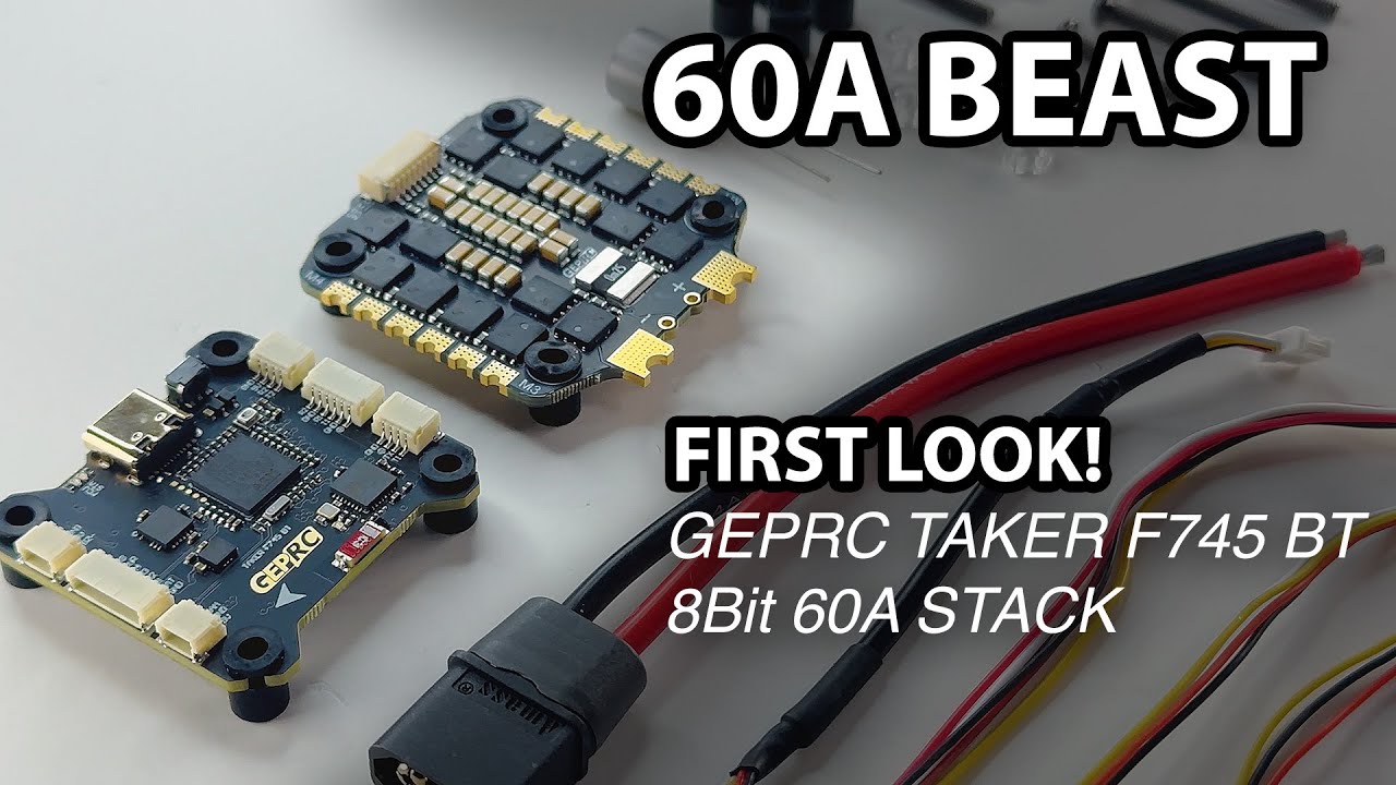 ПЕРВЫЙ ВЗГЛЯД! GEPRC TAKER F745 BT 8Bit 60A СТЕКЛОП ДЛЯ FPV-ДРОНОВ