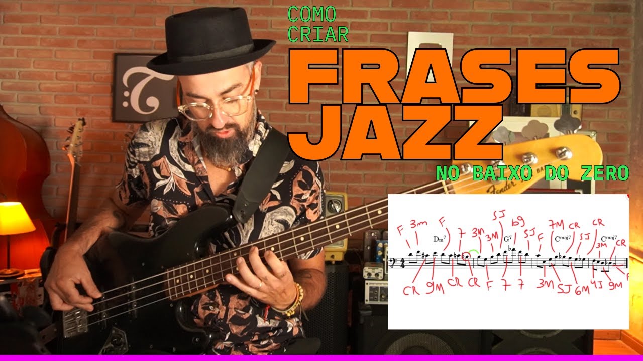 Como criar FRASES JAZZ no Baixo do Zero! | Ep668