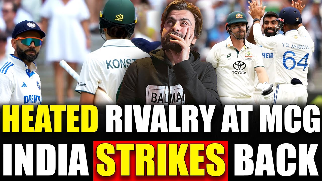 MCG on Fire🔥Kohli's Aggression | Border Gavaskar Trophy Heating UP | India vs Australia 4th Test🇮🇳🇦🇺