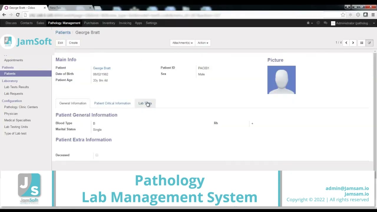 lab management system   demo video
