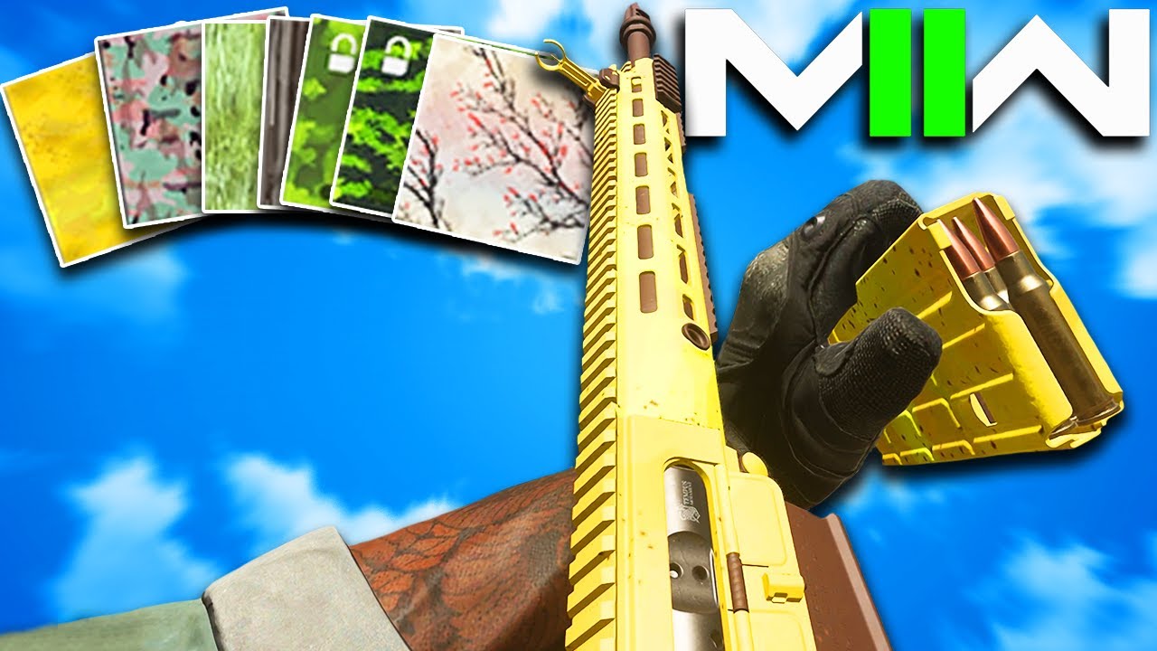 They Added 7 new camos to MW2 and I might bust...