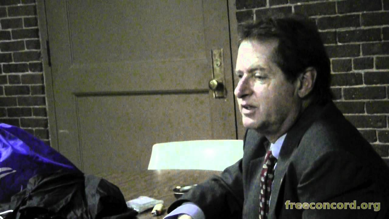 Irvin Rosenfeld blazes joint in the NH State House