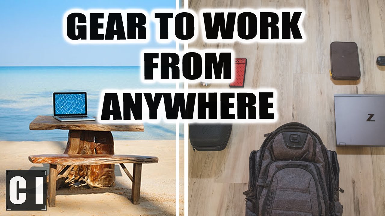 Working Remote: CAD/Engineering Setup That Fits In A Backpack | The Best TECH To Work From Anywhere!