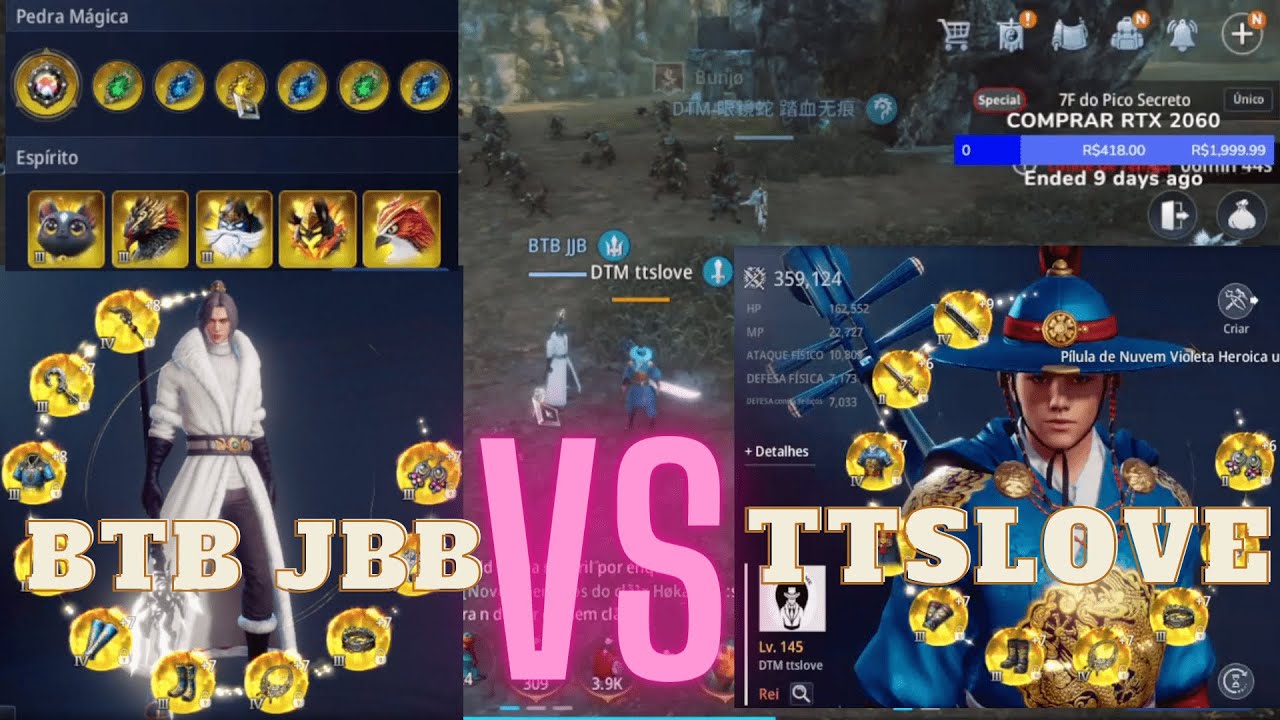 MIR4  362K PS TOP 1 LANCER (BTB JJB)  VS (TTSLOVE) TOP 2 WARRIOR 359K PS! #mir4 #mir4global #nft