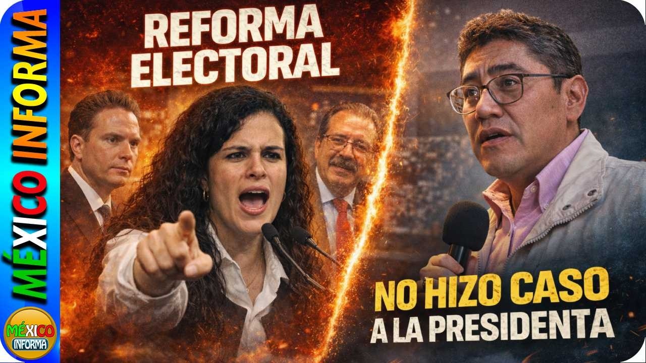 PASÓ DE NOCHE: LUISA ALCALDE NIEGA QUE HAYA CONFRONTACIÓN POR REFORMA ELECTORAL. SAÚL MONREAL NECIO