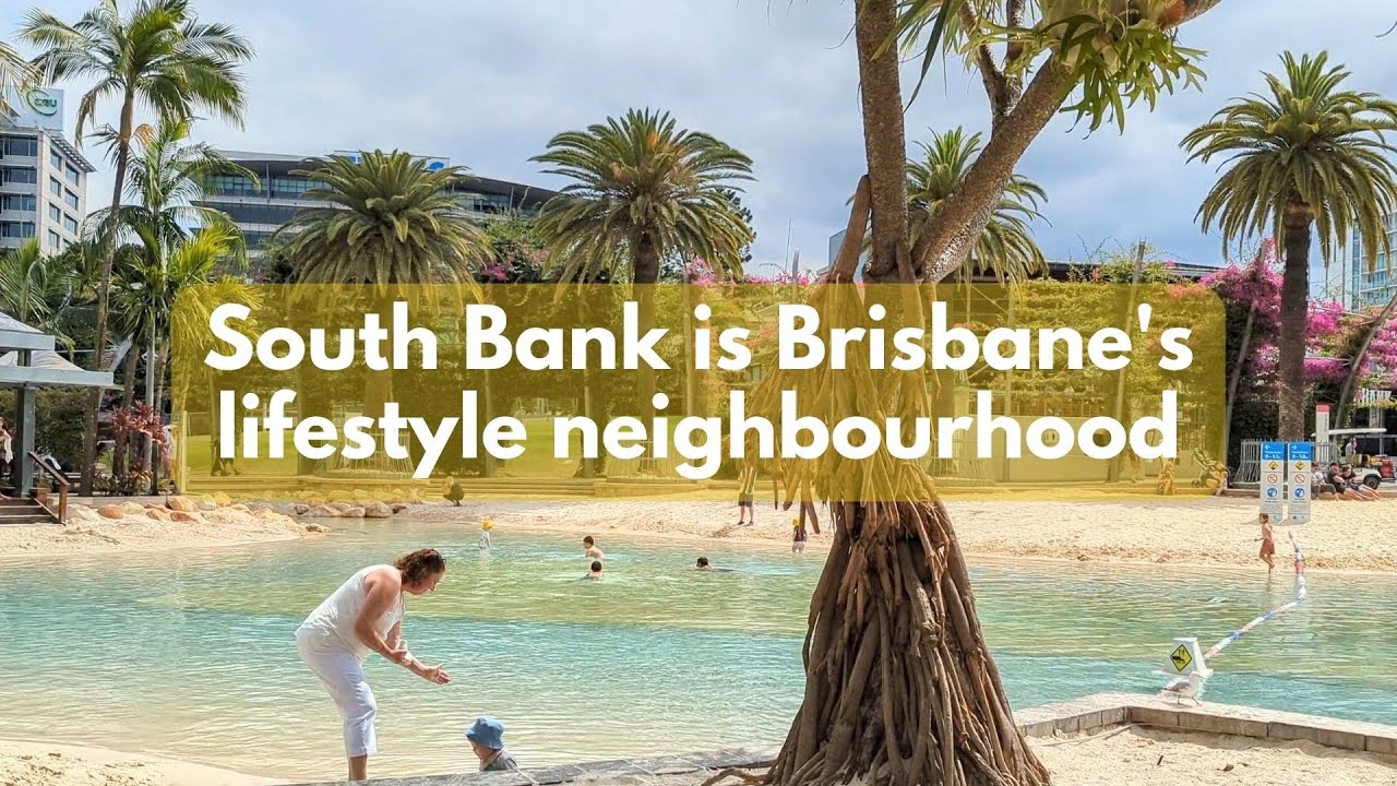 Checking out Australia's ONLY MAN-MADE INNER CITY beach in South Bank Brisbane