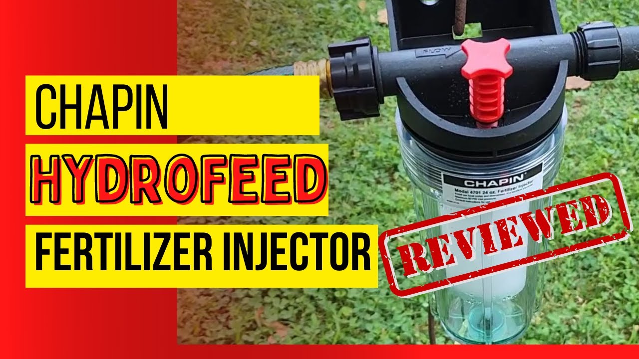 How to Fertilize Your ENTIRE Garden at the Same Time // Chapin HydroFeed Fertilizer Injector
