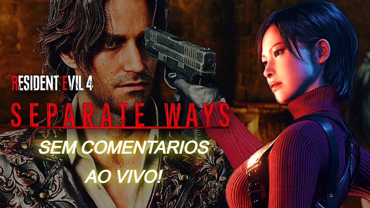 🔴Luis e o REMEDIO!  Resident Evil 4 Remake DLC: Separate Ways Gameplay Completo no PC | Live
