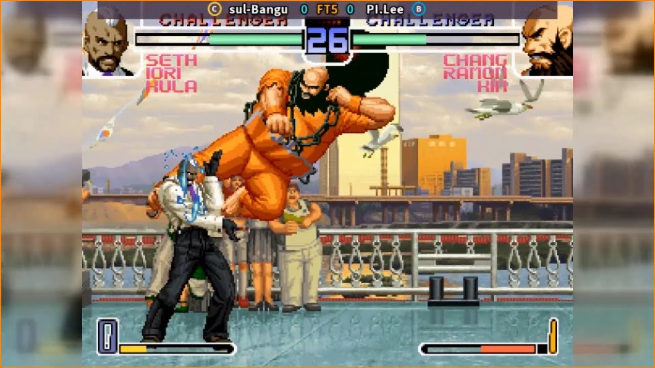 Fightcade 👊 The King Of Fighters 2002 👊🏾 Sul-Bangu 🇰🇷 🆚 PI.Lee 🇰🇷 FT5 👊
