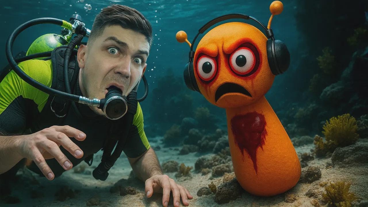 Achei o INCREDIBOX SPRUNKI no fundo do rio enquanto mergulhava!