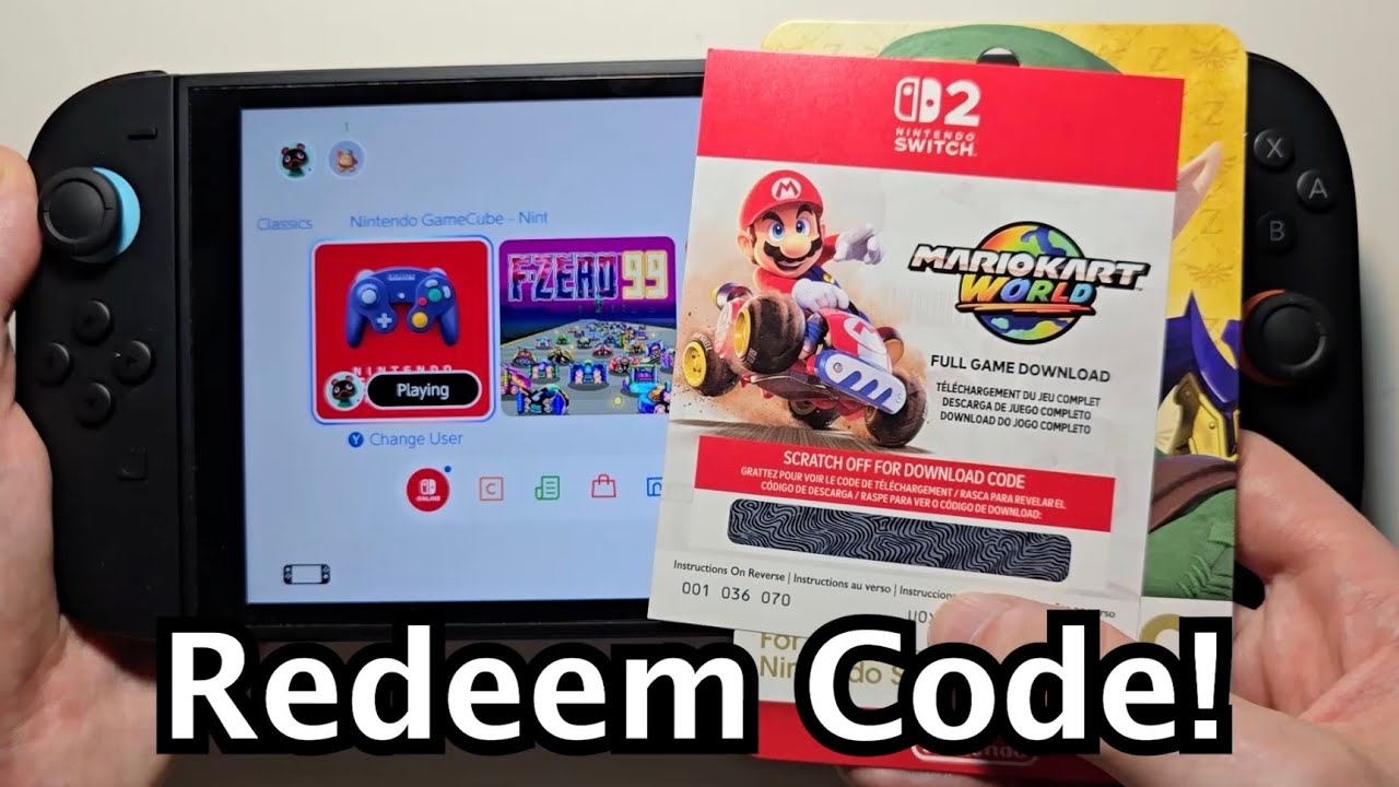 Nintendo Switch 2: How to Redeem Code!