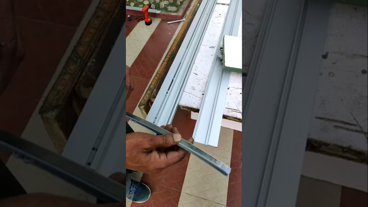 Livsmart sliding door fittings wardrobe|Ebco Sliding chenal Accessories|#modularwardrobe #tallunits