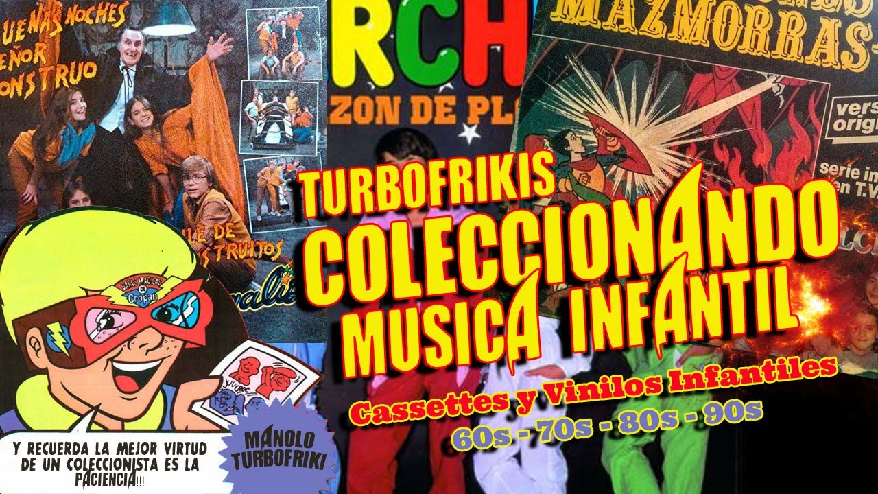 Cassettes y Vinilos infantiles de los 60s a los 90s