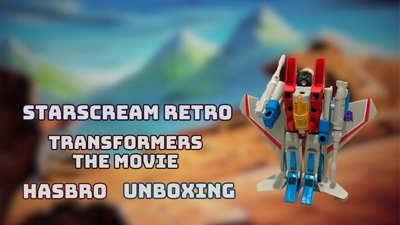 Starscream Retro G1 | Transformers The Movie | Unboxing