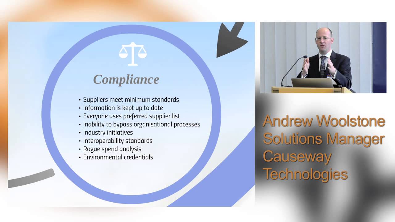 eWorld Sept 2015 &ndash; Source-to-Pay Efficiencies and Benefits, Andrew Woolstone, Causeway Technologies