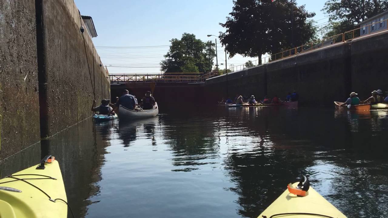 Time Lapse Kayak Through Seneca/Cayuga Canal