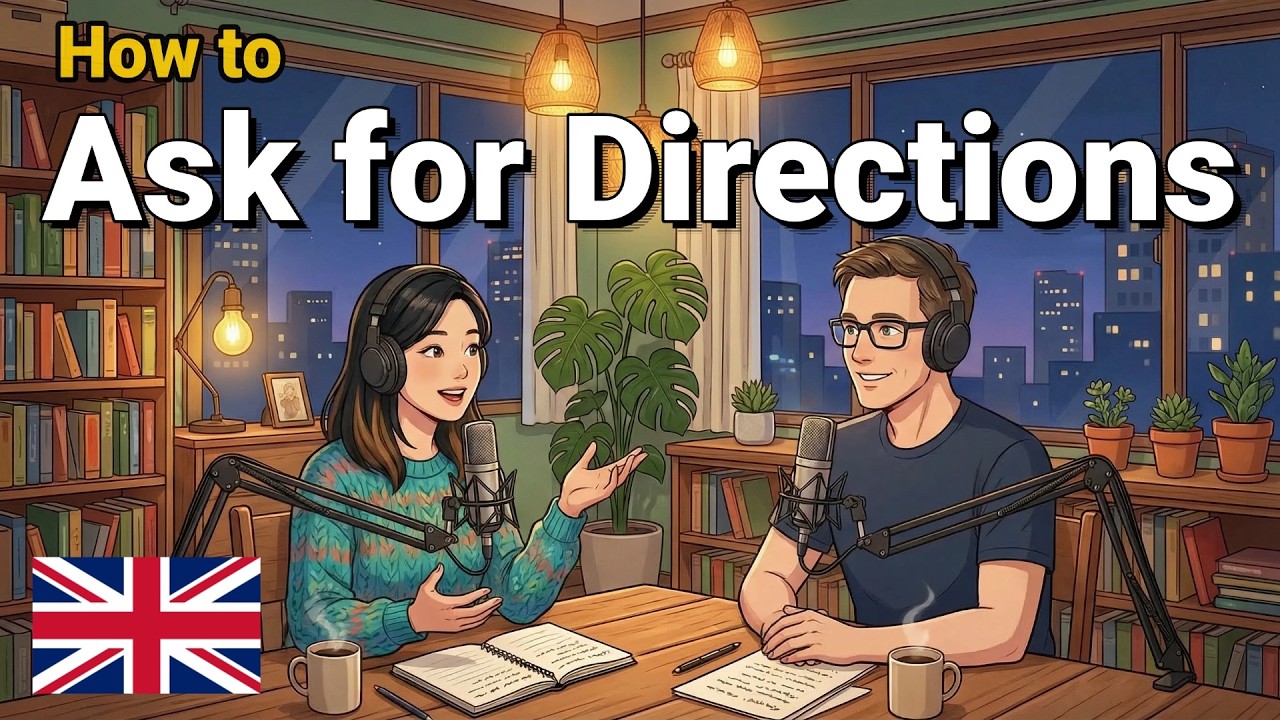 How to Ask for Directions in English | English Conversation Practice | English Podcast