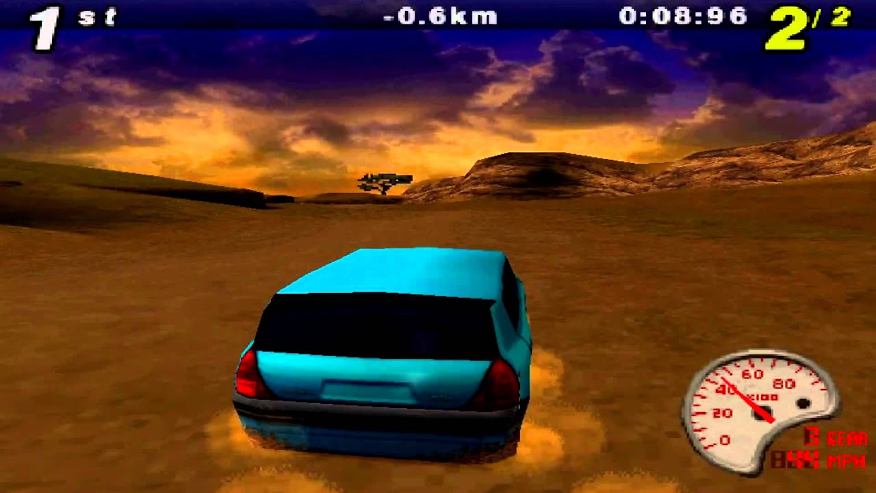 Max Power Racing Gameplay Arcade Mode (PlayStation)