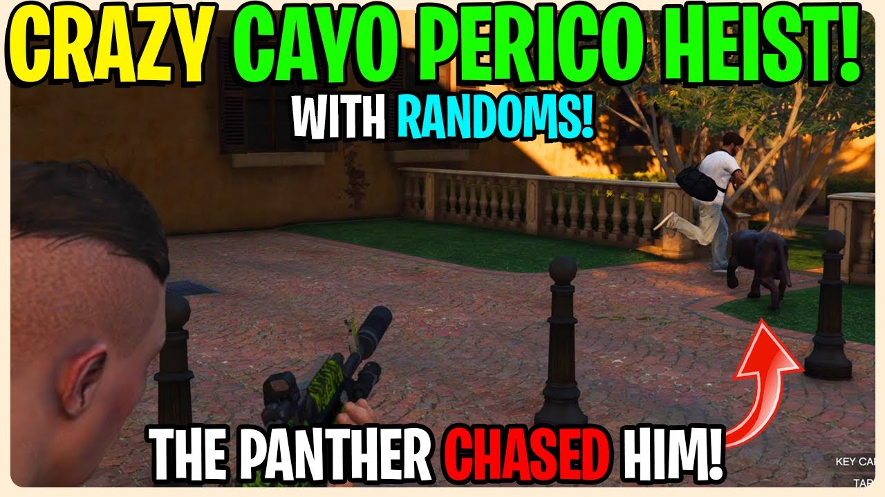 CRAZY PANTHER CAYO PERICO HEIST WITH RANDOMS IN GTA 5 ONLINE
