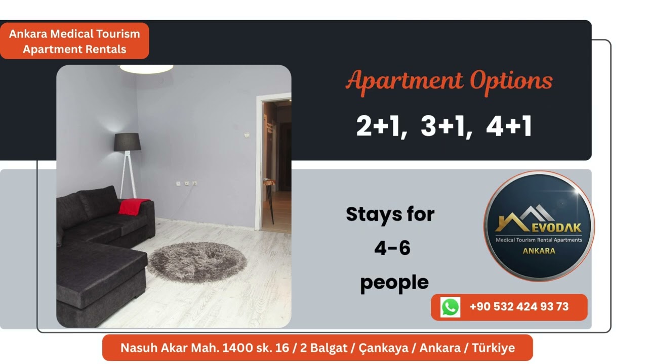 Çankaya furnished apartments for rent
