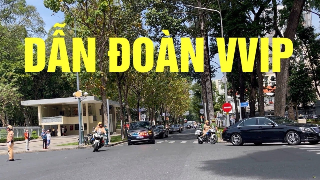 CSGT dẫn đoàn lãnh đạo vào TPHCM dự sự kiện