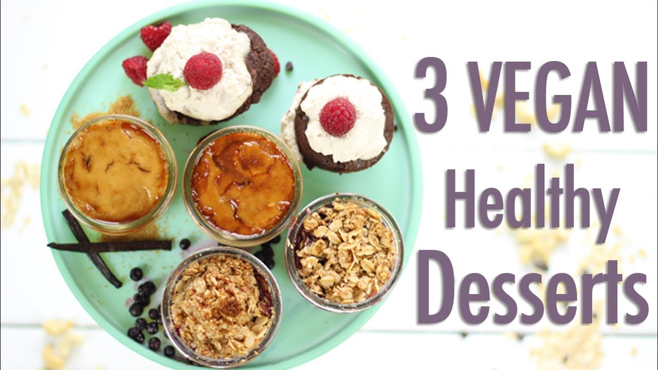 3 Easy Mini Vegan Desserts | Collab w/Fablunch
