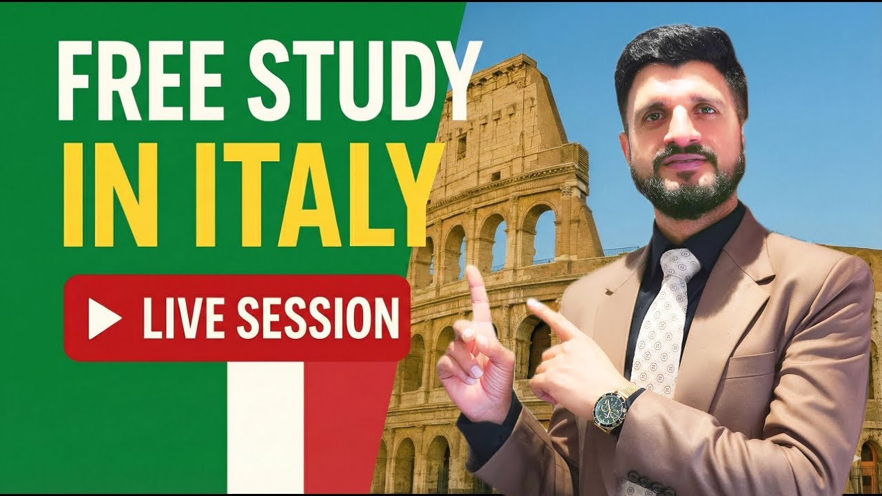 FREE STUDY IN ITALY | Scholarships & Low Tuition Fees | Live Session 2025&ndash;26 | Crown Immigration
