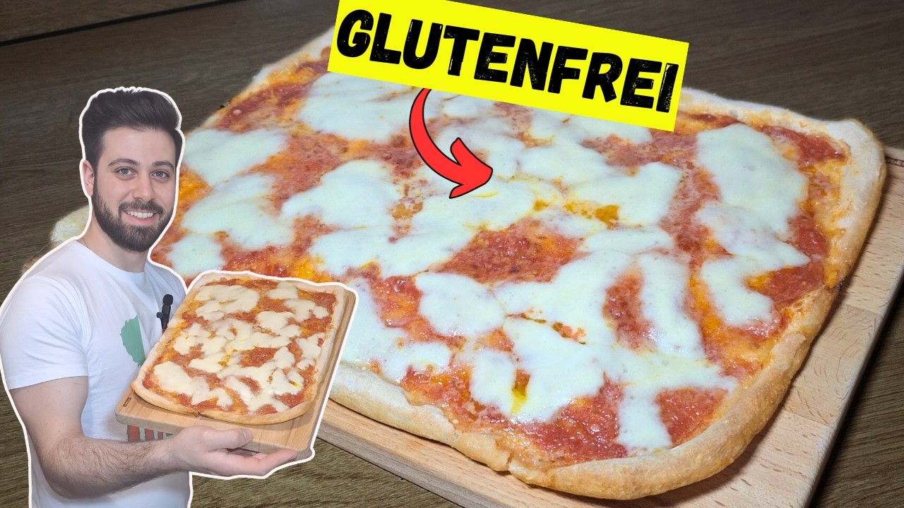 DIE BESTE PIZZA EVER! - Knusprig, lecker, glutenfrei 🔥🍕