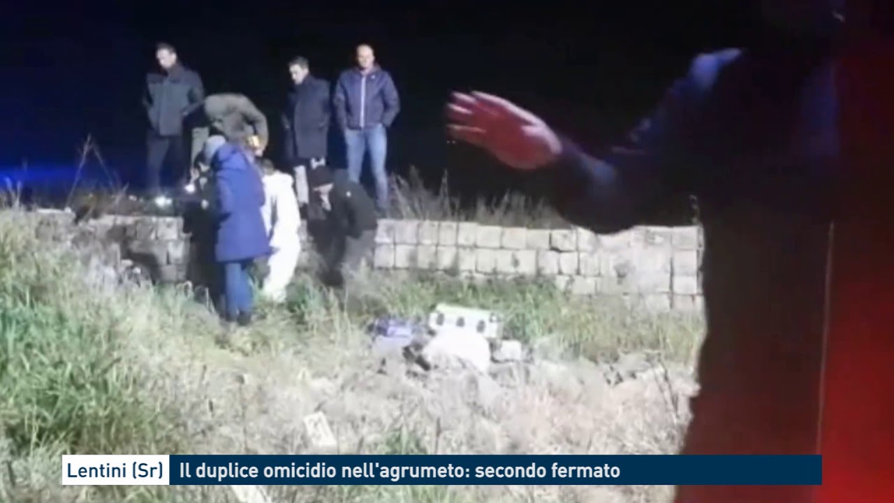 Lentini (Sr): Il duplice omicidio nell'agrumeto: secondo fermato