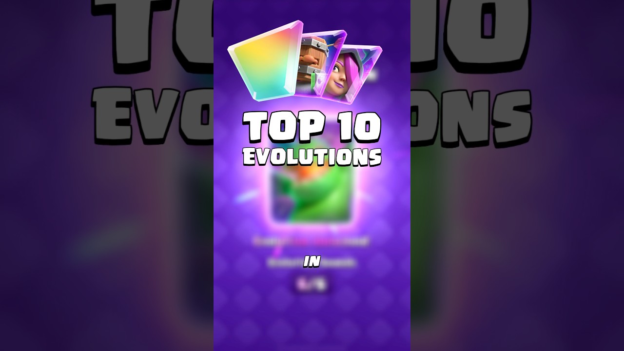 What is the best Evolution in Clash Royale? #clashroyale