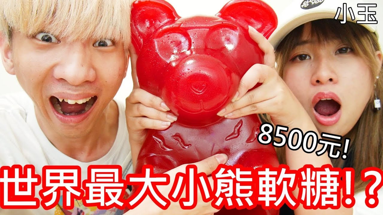 【小玉】一隻8500!世界最大的小熊軟糖!?【總重11公斤】