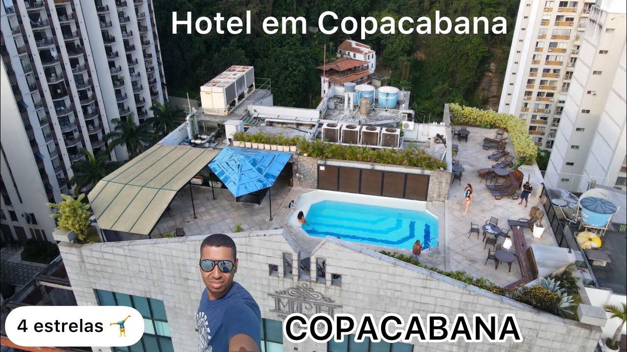 HOTEL ATLÂNTICO STAR 4 ESTRELAS EM COPACABANA COM PISCINA NA COBERTURA :Rio de Janeiro